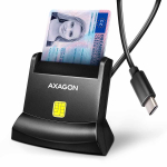 Kiipkaardilugeja AXAGON CRE-SM4NC USB-C Smart card StandReader