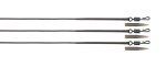 Valmisliidrid Fox Edges Naturals 50 lb Leadcore, 3 tk