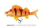 Pehmed landid Fox Rage Ultra Realistic Replicant Perch, 14 cm, Golden Perch