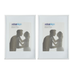 2 pildiraami komplekt 31x21x2cm, valge
