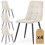 S&ouml;&ouml;gitoa toolid NERO, 4 tk, Beežid, 45,5 &times; 87 &times; 43,5 cm