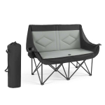 Kahekohaline matkajatool VEVOR DH-30093, kahele inimesele, must/hall, 1450 &times; 580 &times; 940 mm