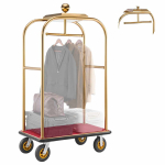 Hotelli pagasik&auml;ru VEVOR X-125B-G, 4 ratast, 1080 &times; 640 &times; 1940 mm