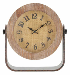 Lauakell Round, Pruun, 23,5 &times; 24 &times; 7 cm