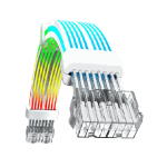 Toiteploki pikenduskaabel Gamemax VGA/CPU 2x8PIN-W