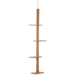 Kassidele m&otilde;eldud kraapimispuu PawHut 43x27x260cm, pruun