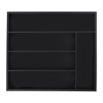S&ouml;&ouml;giriistade kandik 5x34x30cm., must v&auml;rv