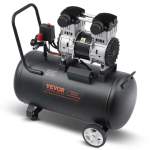&Otilde;hukompressor, 15-gallonine teraspaak, 2 hj, 5,3 CFM, 125 PSI, kaasaskantav, vaikne