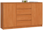 Kummut AKORD K160, 2 ust ja 4 sahtlit, Pruun, 160 &times; 99 &times; 40 cm