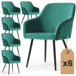 S&ouml;&ouml;gitoa toolid ESTELLE, 6-osaline komplekt, roheline/must, 54,5 &times; 83 &times; 58 cm