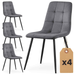 S&ouml;&ouml;gitoa toolid NERO, 4 tk, Hallid, 45,5 &times; 87 &times; 43,5 cm