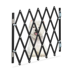 Koerav&auml;rav Relaxdays 10045276.0, volditav, Must, 17&ndash;96 &times; 48,5&ndash;60 cm
