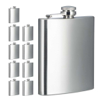 Taskupudelid Relaxdays, 10 tk, 200 ml iga&uuml;ks, 12,5 &times; 9,5 &times; 2 cm