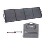 Kokkupandav p&auml;ikesepaneel VEVOR S200, 200 W, 2230 &times; 610 &times; 55 mm