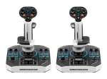 M&auml;nguarvuti lisaseade Thrustmaster SOL-R 2 HOSAS Space Sim Duo, 2 k&auml;epidet, 2 alust, Valge/must