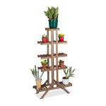 Lillealus 5 riiuliga 142,5x83x28,5cm., tumepruun