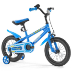 Laste BMX-ratas, 35,56 cm, sinine abiratastega