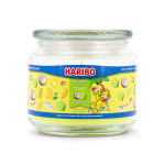 L&otilde;hnak&uuml;&uuml;nal Haribo, 300 g, Coconut Lime, 10 &times; 9,5 &times; 10 cm