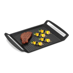 Grillplaat Relaxdays 10031495.0, 26 &times; 3,5 &times; 39 cm