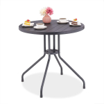 &Uuml;mmargune v&auml;lik&ouml;&ouml;gilaud Relaxdays 10045727, kuni 4 inimesele, &Oslash; 80 &times; 75 cm