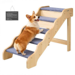 Puidust lemmikloomatrepp VEVOR ZD-25DOG03, 5 astet, 910 &times; 430 &times; 630 mm