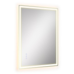 Vannitoa peegel SONGMICS, LED-valgustusega, Valge, 70,7 &times; 50,7 cm