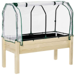 K&otilde;rgpeenar Outsunny 121x55x117cm., helepruun/must
