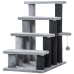 Kasside redel PawHut 60x40x64cm, hall/tumegra v&auml;rv