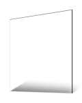 Plexiglas akr&uuml;&uuml;lleht 36x48 tolli, l&auml;bipaistev 1/4 tolli paksune