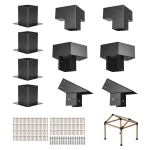 Pergola komplekt, 4x4-tollised palgihoidikud, 14 tk.