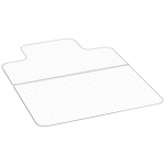 Plastikust kontoritooli matt, 91,5x122,5 cm, libisemiskindel, l&uuml;hikese karvaga vaipkatte jaoks