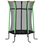 Trampoliin Homcom 163,5x163,5x190cm, must-roheline