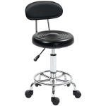 Kontoritool Homcom 32x40x86cm, must/h&otilde;bedane v&auml;rv