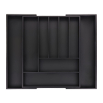 S&ouml;&ouml;giriistade kandik 5x33,5x44,5cm., must v&auml;rv