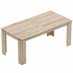 Pikendatav s&ouml;&ouml;gilaud Space Master, 6&ndash;10 kohta, Tamm, 180&ndash;260 &times; 90 &times; 76,6 cm