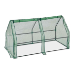 Madal kasvuhoone Relaxdays 10039525.0, 2 ust, 180 &times; 90 &times; 90 cm