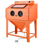 Liivapritsikapp VEVOR SBC450E, 2 p&uuml;stolit, 117 l punker, 120 &times; 157 &times; 94 cm