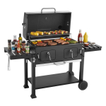 S&ouml;egrill VEVOR VA-C500, 2 t&otilde;stetavat s&ouml;esalve, 1600 &times; 650 &times; 1220 mm