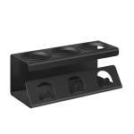 Pudelihoidik SONGMICS, 3 pudelile, Must, 13,7 &times; 30 &times; 11,7 cm