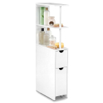 Vannitoakapp, 3 riiulit, 1 sahtel, 45,72 &times; 114,3 &times; 20,32 cm