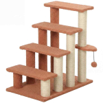 Kasside kraapimispuu trepid PawHut 60x40x64cm, pruunid/liivakarva