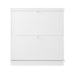Kingakapp 76x18x78cm., valge/h&otilde;bedane v&auml;rv