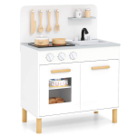 Laste k&ouml;&ouml;k 55x31x75cm, valge/heledat pruunid v&auml;rvi