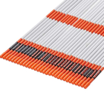 Klaaskiust oranžid teekattem&auml;rgised, 122 cm, 100 tk.