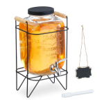 Joogidosaator Relaxdays, 5 l, 26 &times; 36 &times; 20 cm