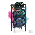 Joogikastide riiul Relaxdays, 3 kastile, 49 &times; 109 &times; 32 cm