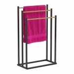 K&auml;ter&auml;tikuivati Relaxdays, 3 latti, Must, 76 &times; 45 &times; 21,5 cm
