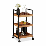 Serveеrimisk&auml;ru Relaxdays 10027598.0, 3 riiulit, 37 &times; 69,5 &times; 34 cm