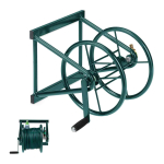 Voolikurull Relaxdays 10033784.0, umbes 60 m 5/8-tollisele voolikule, 55 &times; 36 &times; 50 cm