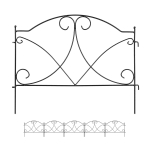 Aiapiire Relaxdays 10041699.0, 6 elementi, 55 &times; 43 &times; 1 cm